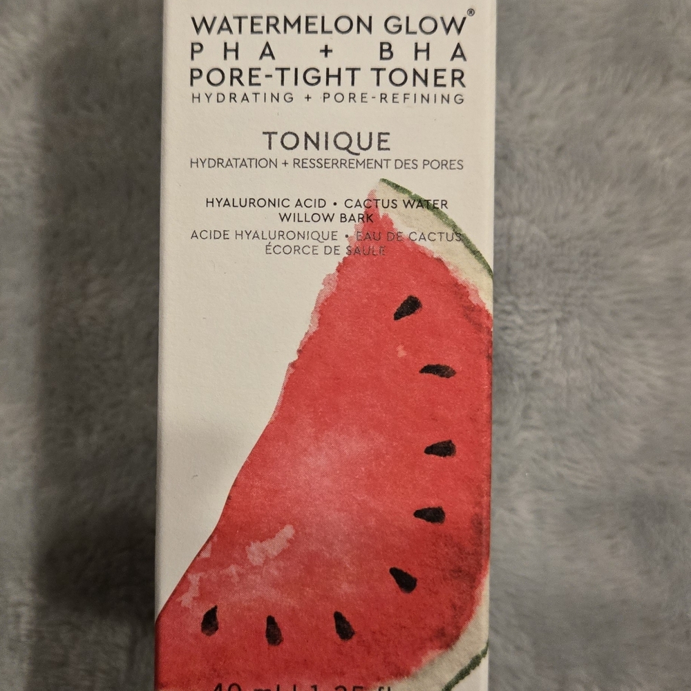 Glow Recipe White Box with Minimal Black Barcode Accent